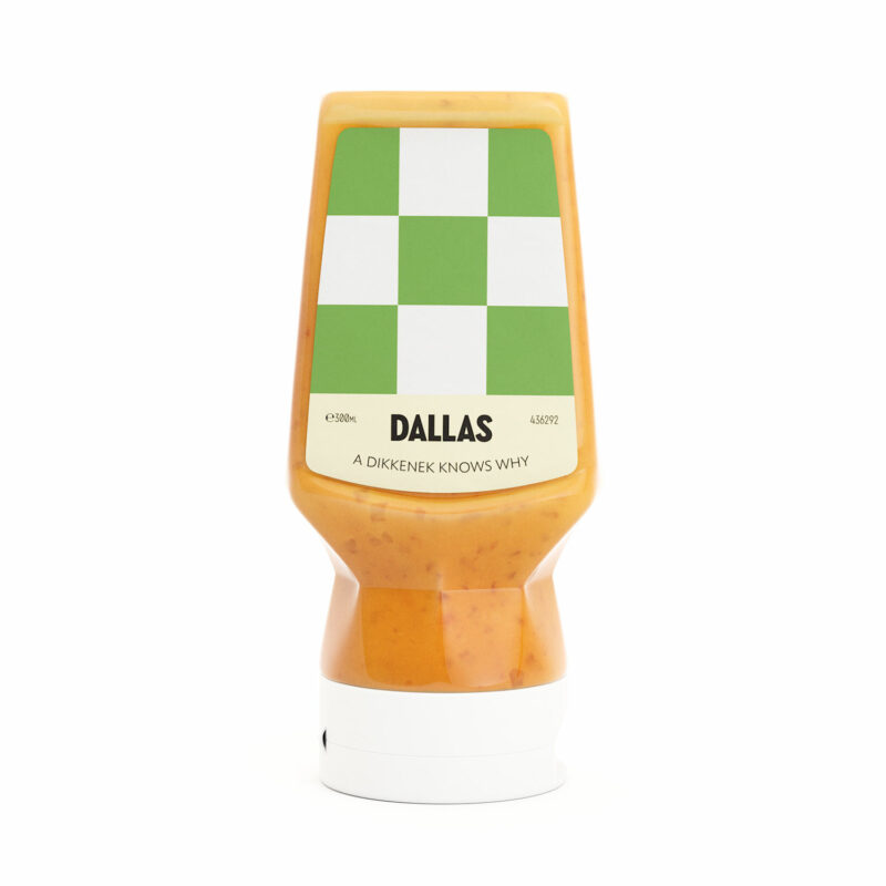 Dallas BK saus 300 ml door Brussels Ketjep. Voorkant