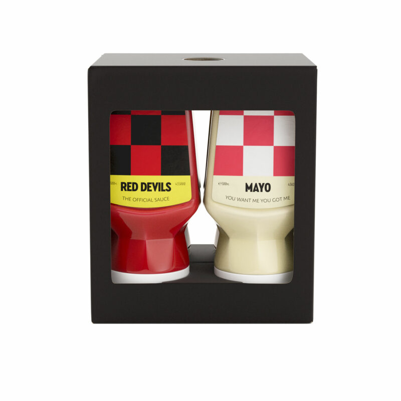 Gift Box Red Devils sauce BK 300 ml with Mayo Dallas and Cowboy